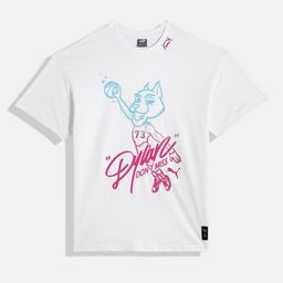 Puma Boys Basketball Dylan Typography Print Pure Cotton Relaxed Fit T-shirt-image-16
