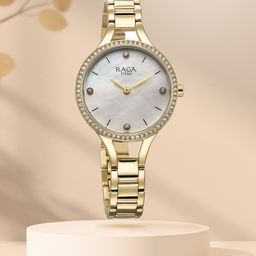 Titan Raga Show Stopper Women Embellished Dial Bracelet Analogue Watch 95275YM01-image-74