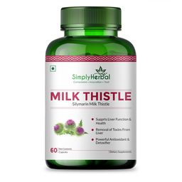 Simply Herbal Milk Thistle Capsules for Liver Dextox - 60 Capsules-image-26