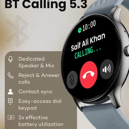 Boult Dire Curved Display Health Tracker Smart Watch image 2