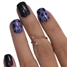 BEROMT Set Of 16 Salon Finish Press On Nail Tip With Application Kit -BFN703CN image 2