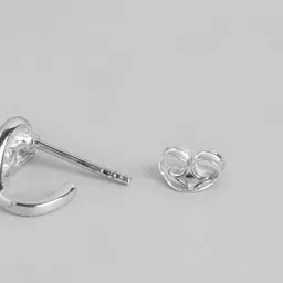 Anouk Sterling Silver Half Hoop Earrings image 3