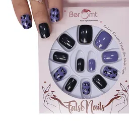 BEROMT Set Of 16 Salon Finish Press On Nail Tip With Application Kit -BFN703CN image 4