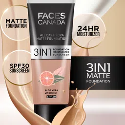 FACES CANADA Set Of 3 Hydra Matte 3 In 1 Foundation 15 ml Each - Rose Ivory 011 image 5