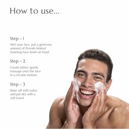 PROVALO Men Walnut Acne Control & Pimple Care Foaming Face Wash with Natural Actives 100ml image 4