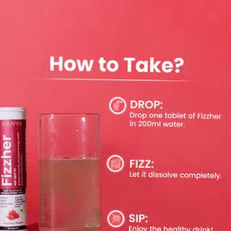Ayuvya Fizzhim Raspberry Men Tablet With Shilajit Immunity Booster & Reduce Weakness-15Tab image 5