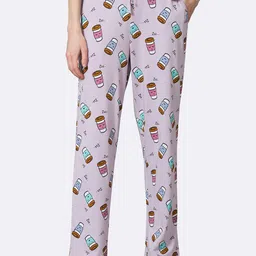 Van Heusen Women Cozy Cup Allover Print Functional Pocket Ultra Soft Lounge Pants-image-80