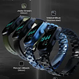 Boult Trail Jade Green 2.01" 3D Curved Display Smart Watch image 4