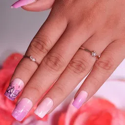BEROMT Set Of 12 Salon Finish Press On Nail Tip With Application Kit - Shade- BFN787CN image 2