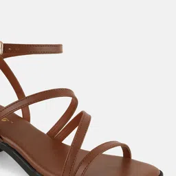 The Roadster Lifestyle Co Women Square Toe Block Heels Sandals image 4