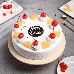 Pineapple Diwali Cake-image-73