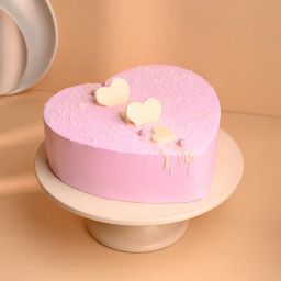 Heart Shape Strawberry Cake-9