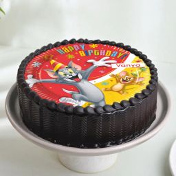 Tom N Jerry Bday Cake-image-12
