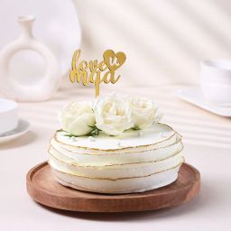 Roses Topped Mothers Day Cake-image-82