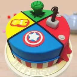 Marvelous Heroes Cake-image-6