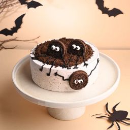 Oreo Chocolate Halloween Cake-image-5