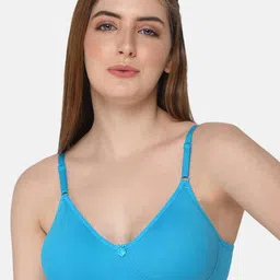 intimacy LINGERIE Medium Coverage Non Padded Cotton Everyday Bra With All Day Comfort-image-97