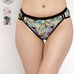 Prag & Co Women Pack Of 3 Printed Cotton Bikini Briefs-picture-15