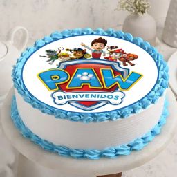 Pretty Paw Patrol Poster Cake-image-27