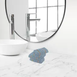 himeya Blue Cotton Solid 550 GSM Face Towels-picture-12