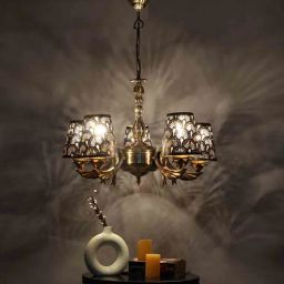 new era Hubert Black Iron 5 Lights Chandelier-picture-43