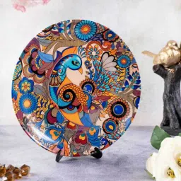 kolorobia Peacock Admiration Decorative Plate-picture-17