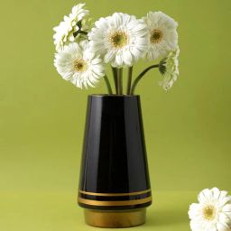 tayhaa Black Ceramic Vase-picture-2