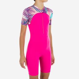 Girls Swimming Shorty Suit Sola Pink-image-30