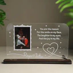 Captivating Quotation Couple Acrylic Led Table Top-picture-13