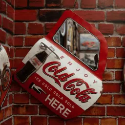 eazywagon Blue Metal Coca Cola Wall Decor-picture-11