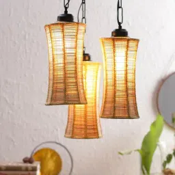 Natural Bamboo Hanging Light by Tu Casa-picture-13