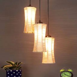 new era Aavyn Beige Bamboo Cluster Hanging Light-picture-48