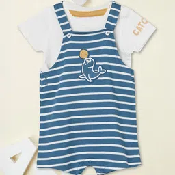 max Boys Striped Pure Cotton Clothing Set-picture-32
