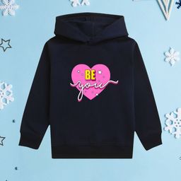 NUSYL Girls Printed Hooded Sweatshirt-picture-4