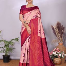 AVANTIKA FASHION Woven Design Zari Pure Silk Banarasi Saree-image-30
