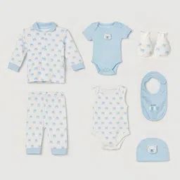 Juniors by Lifestyle Pack Of 7 Baby Apparel Gift Set-41