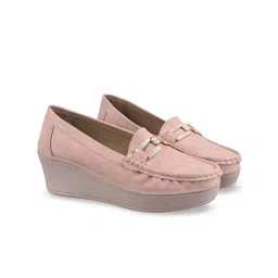 Shoetopia Women Round Toe Lightweight Loafers-picture-40