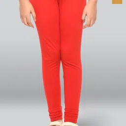 LYRA Girls Pack Of 2 Cotton Ankle-Length Leggings-image-80