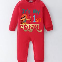 BLUSHES Infants Printed Pure Cotton Romper-picture-10