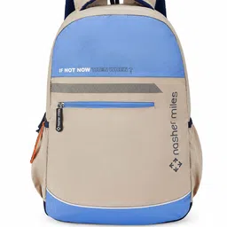 Nasher Miles History Laptop Backpack 31 Liters Polyester with Raincover (White)-58