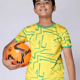 UMILDO Boys Abstract Printed Round Neck Polyester Tshirt-8
