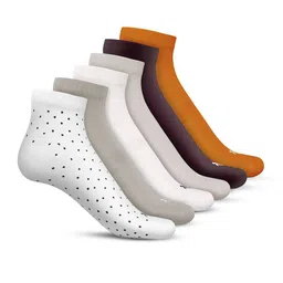 TalkingSox Unisex Pack Of 6 Printed Ankle-Length Socks-image-62