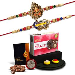 DeoDap Rakhi & Chocolate Gift Set-image-99