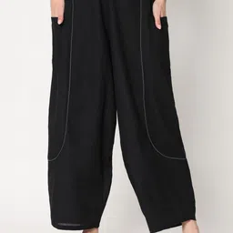 9rasa Women Loose Fit High-Rise Easy Wash Trousers-image-99
