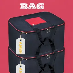 Ajabh Black 2 Piece Water Resistant Multi-Utility Organisers-image-19