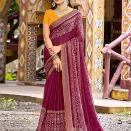 Mitera Bandhani Poly Chiffon Bandhani Saree-picture-19