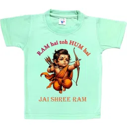 Cute Pals Kids-Unisex Green Cotton Tshirts-picture-39