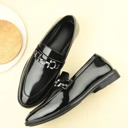 Mactree Men Round Toe Formal Loafers-image-71