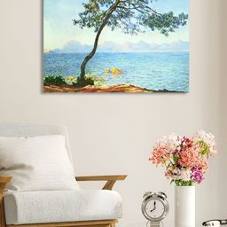 Myntra Elegant Homes Green & Blue Botanical Canvas Wall Art-image-78