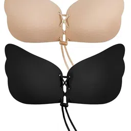 TrendVerse Women Self-Adhesive Strapless Push-Up Bra-image-45
